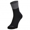 SOCK BLOCK STRIPE CREW black/dark grey