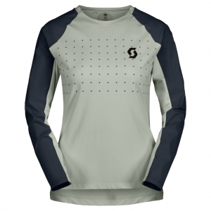 TEE W� TRAIL VERTIC PRO L/SL spray grey/ dark blue