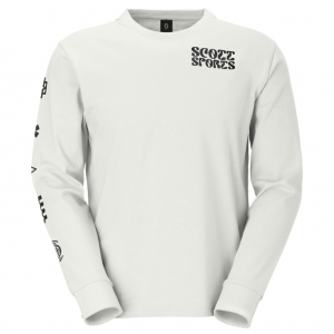 TEE GRAPHIC L/SL white