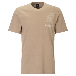 TEE M� CASUAL SS toast beige